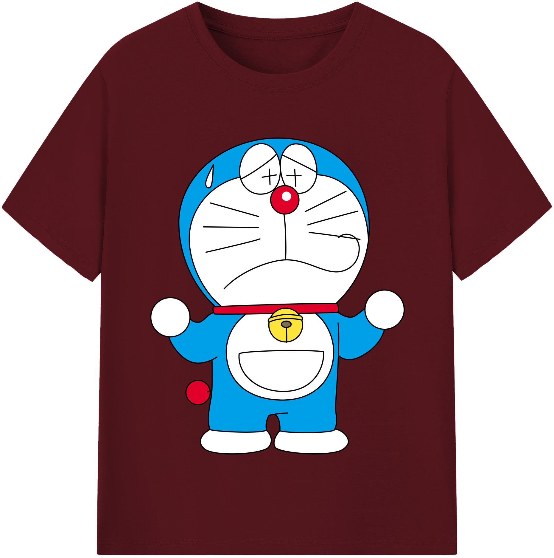 （画像用） ドラえもん Doraemon 綿100％半袖Tシャツ（フロントプリント）